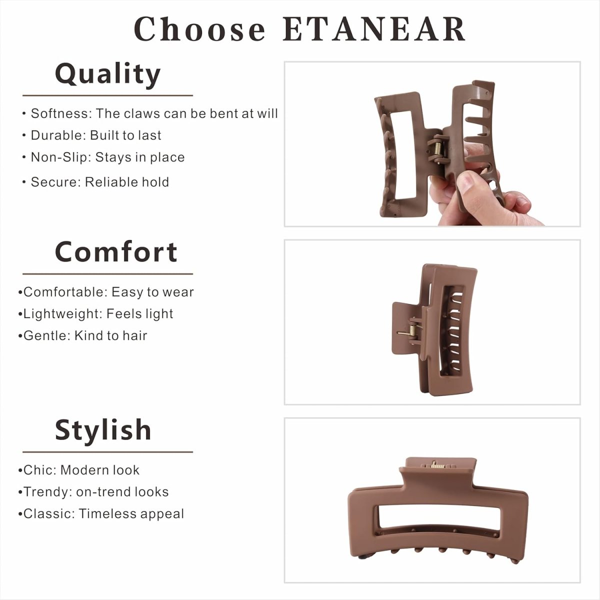 Cloud Comfort Hair Clips Collection