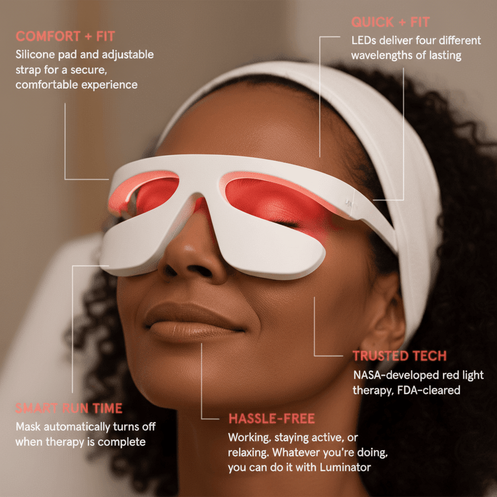 RevitalEyes™ Red Light Therapy Glasses
